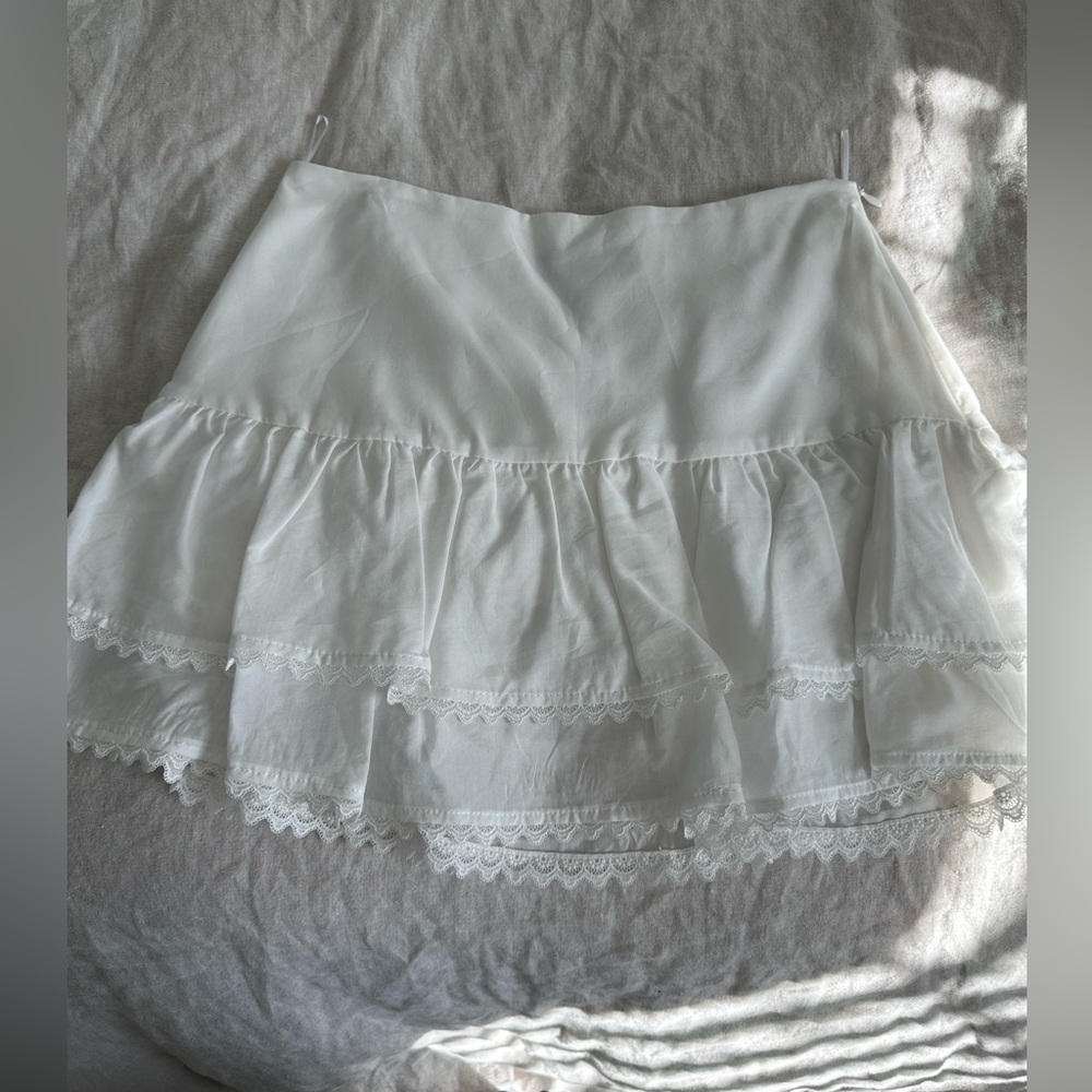 White skirt